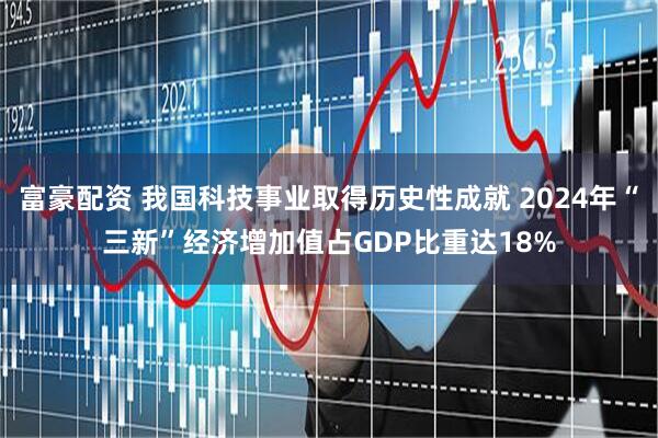 富豪配资 我国科技事业取得历史性成就 2024年“三新”经济增加值占GDP比重达18%