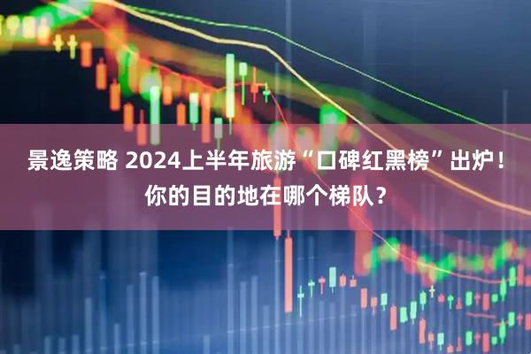 景逸策略 2024上半年旅游“口碑红黑榜”出炉！你的目的地在哪个梯队？